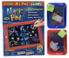Picture of waheed LED Drawing Tablet, Magic Pad, Includes Smooth Fun Guide. Glow Boost, 6Double Sided Markets, 42 Stencils, Dry Erasers, Red, 10.3x7.8x0.8