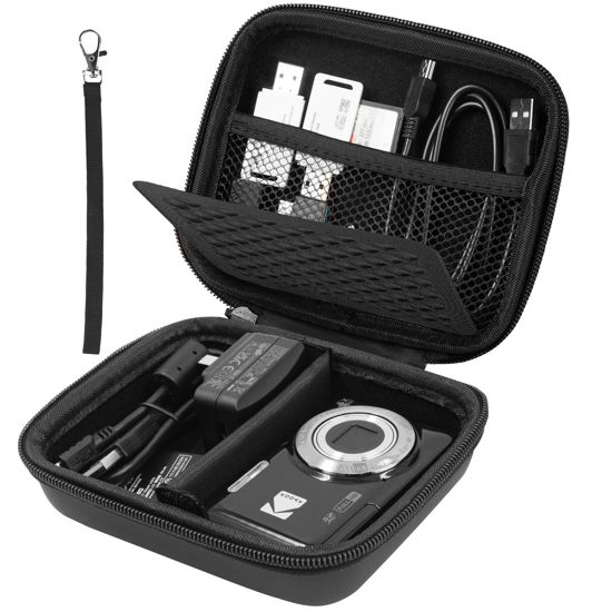 Picture of stukcaze Camera Case, Digital Camera Case for Kodak PIXPRO FZ45 FZ55 Canon G7X, Digital Point and Shoot Camera Case, Small Camera Bag, Portable Travel Carrying Protective Storage Case