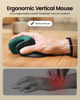 Picture of ProtoArc Ergonomic Mouse, EM11 NL Wireless Vertical Mouse, Ergo Mouse with Multi-Device, USB-C Rechargeable Mice for Windows, Mac OS, PC/Notebook/Laptop,Green