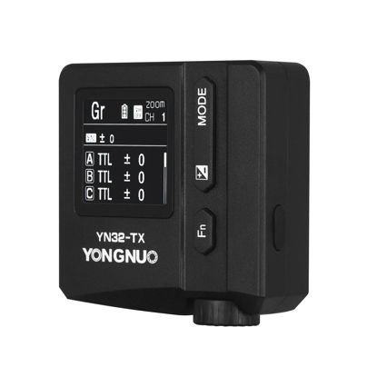 Picture of YONGNUO YN32-TX Wireless Flash Transmitter Trigger for Sony, HSS TTL 2.4G Trigger System, Compatible with Sony MI Hot Shoe Cameras