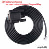 Picture of DB9-RS232-RJ9 for celestron Scope Control Cable, nexstar Hand Control Upgrade Cable (6ft, DB9 to RJ9)