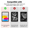 Picture of MoKo for iPad 10th Generation Case 2022, Slim Stand Hard PC Translucent Back Shell Smart Cover Case for iPad 10th Gen 10.9 inch 2022, Support Touch ID, Auto Wake/Sleep,Light Pink Gold Marble