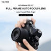 Picture of VILTROX 40mm F2.5 f/2.5 AF Lens for Nikon Z Mount, Wide-Angle Full-Frame Auto Focus Lens Compatible with Nikon Z-Mount Cameras Z5 Z50 Z6 Z6II Z7 Z7II ZFC Z30 Z9 Z8 ZF Z6II