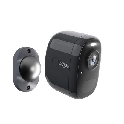 Picture of Dzees 4MP Outdoor Camera Wireless with Magnetic Mount Battery Powered Security Camera Outdoor for Home Security, 2.4Ghz WiFi/AI Motion Detection/4MP Color Night Vision/IP66/Cloud/Storage Card
