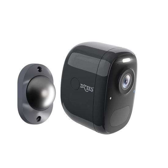 Picture of Dzees 4MP Outdoor Camera Wireless with Magnetic Mount Battery Powered Security Camera Outdoor for Home Security, 2.4Ghz WiFi/AI Motion Detection/4MP Color Night Vision/IP66/Cloud/Storage Card