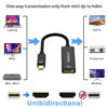 Picture of AISKUY Mini Displayport to HDMI Adapter, 4k Mini DP(Thunderbolt 2) Male to HDMI Female Converter for MacBook Air/Pro, Surface, ThinkPad, Monitor, Projector.
