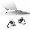 Picture of ZELMINE Laptop Stand for Desk, Portable Anti-Slip Keyboard Riser, Zinc Alloy Keyboard Stand, Computer Stand Compatible with MacBook Air/Pro, 10-15.6 Inches Laptops and Keyboards (Sliver)