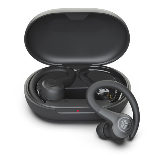 Picture of JLab Go Sport+ Wireless Workout Earbuds Featuring C3 Clear Calling, Secure Earhook Sport Design, 32+ Hour Bluetooth Playtime, and 3 EQ Sound Settings (Graphite)