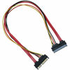 Picture of Longdex 4PCS 50cm SATA 22 Pin Female to SATA(7+15) Pin Male Data Power Combo Extension Cable
