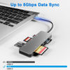 Picture of USB-C XD Picture Card Reader, 5Gbps 6-in-1 High Speed Card Reader for TF/SD/MS/M2/XD/CF, USB C XD Memory Card Reader Compatible with Olympus & Fujifilm XD Cards (1GB/2GB)