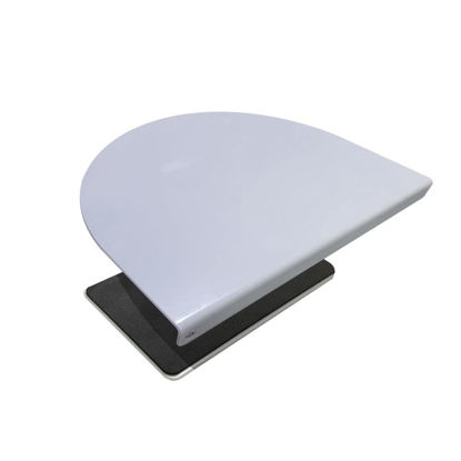 Picture of Steel Monitor Mount Reinforcement Plate，Monitor Arm Reinforcement Plate for Fragile Tabletop, Monitor Mount Reinforcement Plate Fits Most Monitor Stand C Clamp Installation (White)