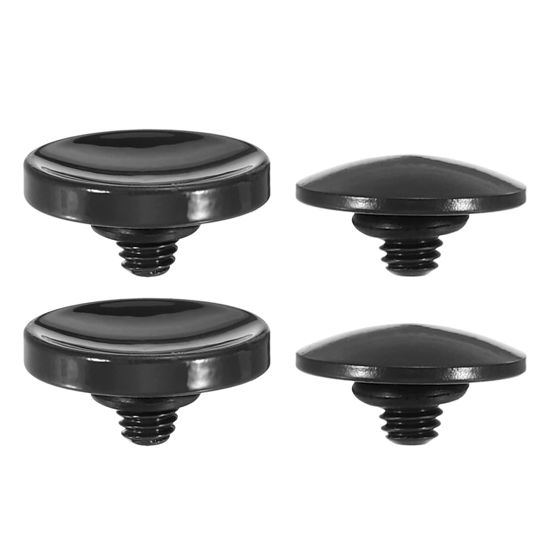 Picture of PATIKIL Camera Shutter Button, 4 Pack Soft Shutter Release Button Pure Copper Camera Button Suitable for Nikon for Fujifilm for Leica DSLR/SLR Camera, Black