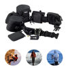 Picture of HuaerHui Multi-function Outdoor Photography Waist Strap Belt with 8 D-rings 8 Trouser Loops for Hanging Tripod/Flashlight/Water Bottle/Camera Lens/Filter Bag