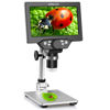 Picture of 7" LCD Digital Microscope ANNLOV 1200X Maginfication 1080P Coin Microscope with Metal Stand,12MP Ultra-Precise Focusing Video Camera for Kids Adults,8 LED Fill Lights Windows/Mac Compatible