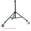 Picture of Selens 0.87inch/22mm Light Stand Wheels Set 3pcs, Heavy Duty Photography C Stand Wheels with Brake for Photo Studio Video Shooting