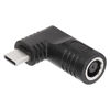 Picture of SinLoon 65W PD DC 7.4mm x 5.0mm Female (7.4mm x 0.6mm) Input to USB Type C Male Power Charging Adapter,Uilt-in with PD Automatic Identification Induction Chip,for Phones,Tablets, Laptops(black 7406 B)
