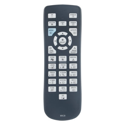 Picture of MXCB Replacement Remote fit for SANYO Projector PLC-WM5500 PLC-ZM5000CL PLC-ET30L PLC-HF10000L PLC-XP100L PLC-XP200L PLC-HF15000L PLC-HP7000L PLC-XM150 PLC-XM1500C PLC-XP2000CL