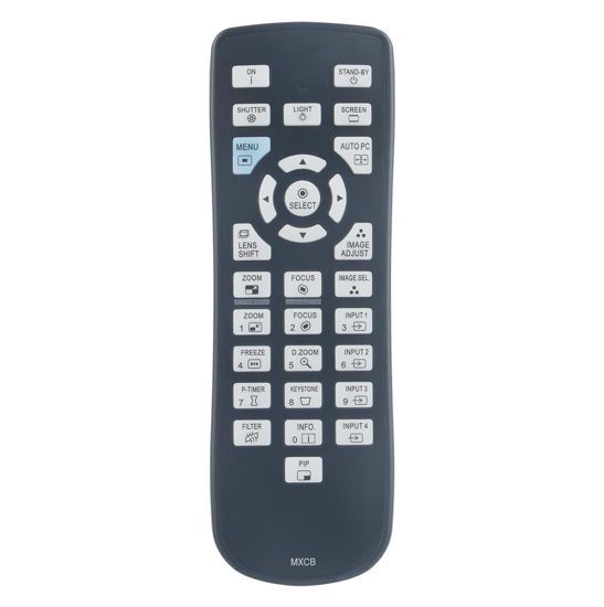 Picture of MXCB Replacement Remote fit for SANYO Projector PLC-WM5500 PLC-ZM5000CL PLC-ET30L PLC-HF10000L PLC-XP100L PLC-XP200L PLC-HF15000L PLC-HP7000L PLC-XM150 PLC-XM1500C PLC-XP2000CL