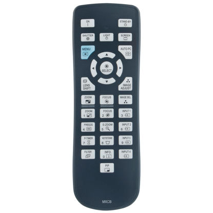 Picture of MXCB Replacement Remote Control fit for Sanyo Multimedia Projector PLC-XM1500C PLC-XP100 PLC-XP100L PLC-XP200L PLC-XM100 PLC-XM150 PLC-XM100L PLC-XM150L PLC-XF47 PLC-XF47K PLC-XF4700