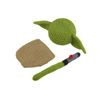 Picture of BxuanW Newborn Photography Props Outfits Boy Girl Baby Crochet Outfits Handmade Infant Photo Shoot Knitted Baby Costume Sets (Green Ears)