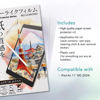 Picture of BELLEMOND - 2 PACK - The Original Made in Japan Paper Screen Protector for iPad Air 11" M2 6th Gen (2024) - Matte Surface PET Film for Writing & Drawing - W24M2IPDA11PL10(2)