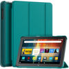 Picture of New Amazon Fire HD 8 Tablet Case (12th/10th Generation, 2024/2022/2020 Release), Lainergie Slim Light Smart Trifold Stand PU Lether Cover with Auto Wake/Sleep Incompatible with Alcatel TCL, Emerald
