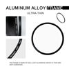 Picture of 7artisans Soft Focus Filter 1/4 Aluminum Alloy Natural Soft Diffuser Effect Dream Cinematic Effect Soft Focus Optical Glass Filter (67mm)