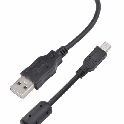 Picture of Replacement UC-E4 UC-E15 UC-E19 USB Cable Mini USB Date Transfer Cord Compatible with Nikon Digital SLR DSLR D300 D3000 D300S D3100 D3S D3X D40 D50 D70 D70s D80 D90 D100 D4 D4S D600 D610 D700 D7000