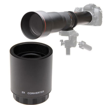 Picture of JINTU 2X Converter Lens Teleconverter for SLR & Digital Lenses with T Mount Lens