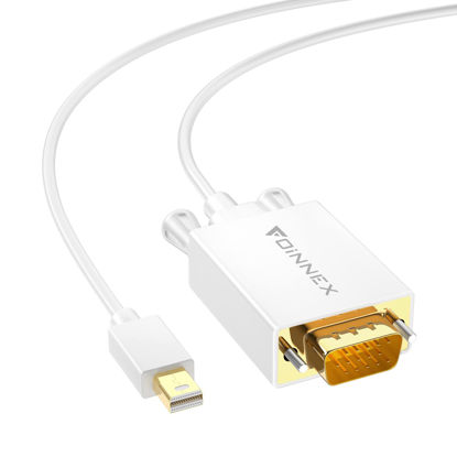 Picture of FOINNEX Mini DisplayPort to VGA Cable, Mini DP to VGA Cable (Thunderbolt 2) Compatible with MacBook Pro/Air, Surface Pro/Dock, Projector, Monitor