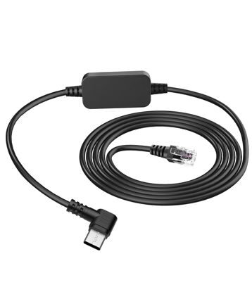 Picture of PD3.0 Radar Detector Cable, with Type-C to RJ11 Plug ,Replacement Radar Detectors Power Cable,for Escort Passport 9500i MAX360 Uniden R1 R3 DFR8 DFR9 Radenso XP Beltronics STI Radar Detector and more