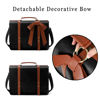 Picture of ECOSUSI Women Briefcase PU Leather Laptop Bag College Satchel fit 15.6" Laptop