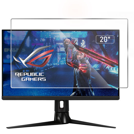 Picture of MUBUY 2Pack 20 Inch Anti Glare Matte Screen Protector for Sceptre/LG/Dell/HP/Acer/ViewSonic/ASUS/Aoc/Samsung Diagonal 20" 16:9 LED PC Screen Gaming Monitor Eye Protection Film (L x W/443 x 250)