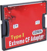 Picture of QUMOX Dual Port CF Adapter Reader for microsdXC TF to Compact Flash CF Type 1 Memory Card