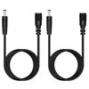 Picture of Fancasee 2 Pack 6 ft 5.5mm x 2.5mm DC Power Extension Cable Male to Female Plug Adapter Extension Cord for IP Camera CCTV Surveillance Security Camera LED Strip DVR Router