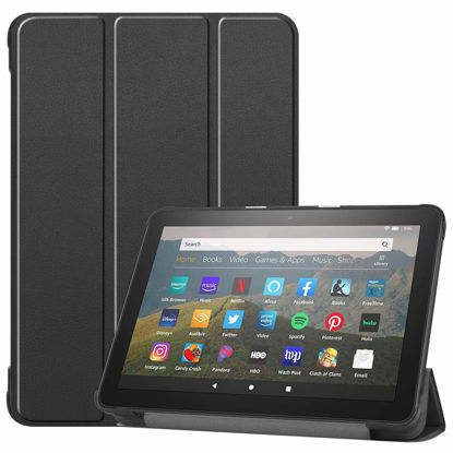 Picture of Fire Max 11 Tablet case,(13th Gen,2023 Release).Slim Fit Premium PU Leather Stand Hard Back Shell Protective Smart Cover with Auto Sleep/Wake Function for Amazon Fire Max 11, Not iPad Samsung.Black