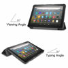 Picture of Fire Max 11 Tablet case,(13th Gen,2023 Release).Slim Fit Premium PU Leather Stand Hard Back Shell Protective Smart Cover with Auto Sleep/Wake Function for Amazon Fire Max 11, Not iPad Samsung.Black