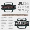 Picture of LOVEVOOK Laptop Bag for Women 15.6 Inch Laptop Tote Work Bag Professional Leather Computer Briefcase Waterproof Handbag Shoulder Bag Large Capacity Business Teacher Office Bag Crossbody Purse