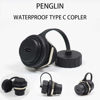 Picture of PENGLIN 2PACK USB 3.1 Type C Extension Coupler,Female to Female USB-C Feed Thru Converter Adapter Panel Mount DIY Jack with Dust Cover