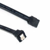 Picture of ELifeApply SATA Cables, Sata III 6.0 Gbps Cable 90 Degree Right Angle Data Cable 7 Pin with Locking Latch 18Inch for SATA HDD, SSD, CD Driver etc(3 Pack)