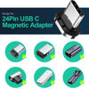 Picture of HanCenDa 24pins Magnetic USB C Connector Tips Head (3 Pack), Compatible for Most Type C Phone Cable Adapter Pad Tablet Devices