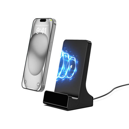 Picture of LIZVIE 2K Hidden Camera Charger Dock with 5G Pixels Security Adjustable 160° Wide-Angle Lens - Night Vision and Motion Detection - Wireless Phone Charger Camera, APP Remote Control for Home and Office