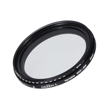 Picture of MECCANIXITY ND2-400 Lens Filter Variable Neutral Density Lens Filter 46mm Circular ND Filter Grayscale Filter for Camera Photography Lens