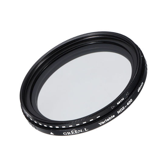 Picture of MECCANIXITY ND2-400 Lens Filter Variable Neutral Density Lens Filter 46mm Circular ND Filter Grayscale Filter for Camera Photography Lens