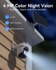 Picture of TMEZON Security Cameras Outdoor Wireless, Solar Security Cameras Outdoor, 4MP FHD Home Security System Battery Powered, 4-Cam Kit 360° Pan & Tilt, No Monthly Fee, Easy Setup