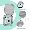 Picture of XANAD Grey Case for Fujifilm Instax Mini 12 / Mini 11 / Mini 10 / Mini 9 / Mini 8 / Mini 7 Instant Camera - Storage Protective Carrying Bag with Shoulder Strap