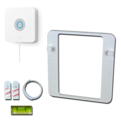 Picture of Slim Wall Mount for Ring Alarm Base Station Gen 1 & 2, Slim Design, Easy Install, Adhesive Strips Included