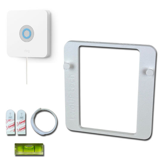 Picture of Slim Wall Mount for Ring Alarm Base Station Gen 1 & 2, Slim Design, Easy Install, Adhesive Strips Included