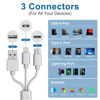 Picture of Memory Stick Pro Duo Adapter for iPhone - 5 in 1 SD/TF/MS/CF/XD Card Reader for PC/Android/Lightning Device, Aluminum Multi Memory Card Reader USB C Lightning OTG Compact Flash Card Reader