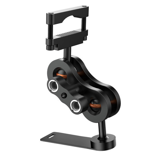 Picture of xsaaczm Radar Detector Mount Rearview Mirror Bracket,Aluminum Rearview Mirror Rod Mount,Car Mirror Radar Mount Bracket Compatible for Uniden R7 R8 Radar Detector (Only for R7 R8 Radar Detector)